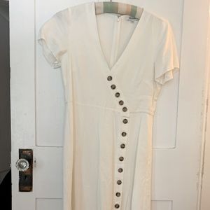 Madewell, sz 2 white linen dress